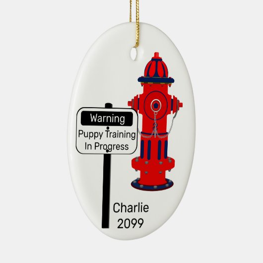 Neue Keramik für Welpentraining Fire Hydrant Weihn Keramik Ornament (Rechts)