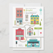 Neue Kinder-Nachbarschafts-Kinderdusche Einladung (Vorderseite)