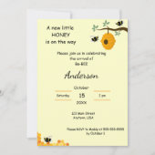 Neue kleine Honig auf dem Weg Einladung (Vorderseite)