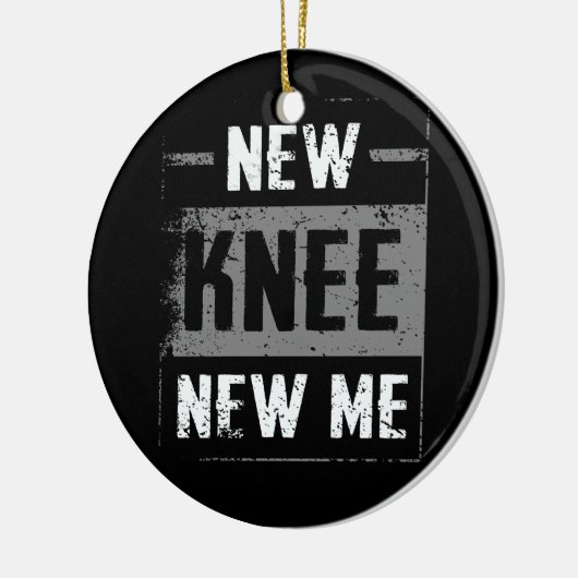 Neue Knie-New-Me-Substitution-Operation nach Poste Keramik Ornament (Links)