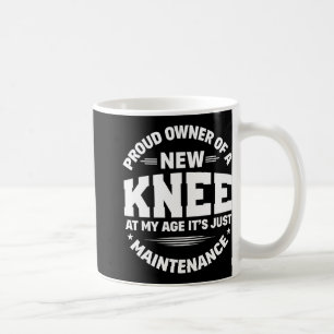 Neue Knieersatz-Operation Erholungs-Gag zum Gesund Kaffeetasse
