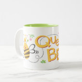 NEUE Königin-Bienen-Kaffee-Tasse Zweifarbige Tasse (Vorderseite Links)