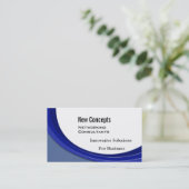 Neue Konzepte, IT Consultants Business Card Visitenkarte (Stehend Vorderseite)