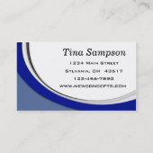 Neue Konzepte, IT Consultants Business Card Visitenkarte (Rückseite)