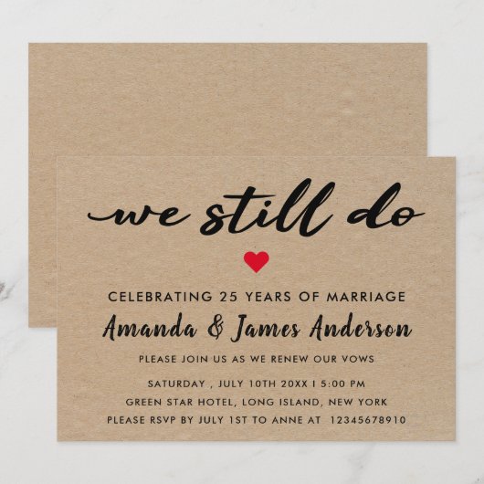 Neue Kraft-Textur Einladung (Vorne/Hinten)