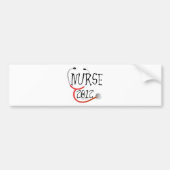 Neue Krankenschwester-Abschluss-Mitteilung 2012 Autoaufkleber (Vorne)