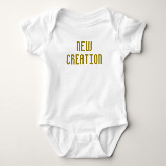 Neue Kreation - Baby Boy Bodysuit Gold Strampler