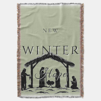 Neue Krippenlandschaft im Winter I Decke