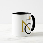 Neue Kronen und Thrones™-Logo-Christlich Tasse (VorderseiteRechts)
