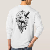 Neue Künstlerdizayn-Logo T-Shirt (Rückseite)