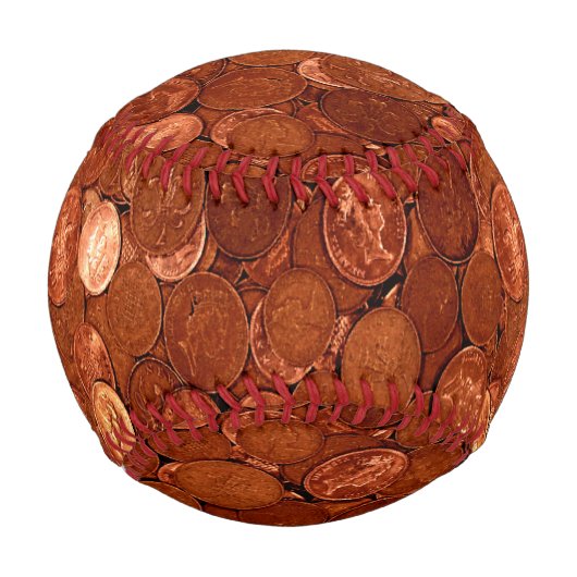 Neue Kupfermünzen Baseball (Rückseite)