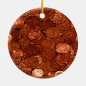 Neue Kupfermünzen Keramikornament (Hinten)