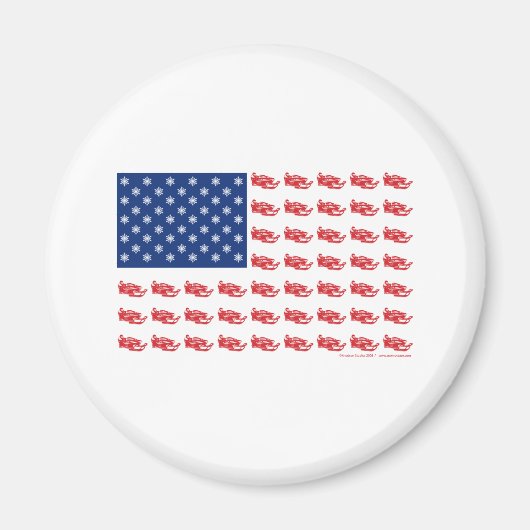 NEUE LED-Flagge Magnet (Vorne)
