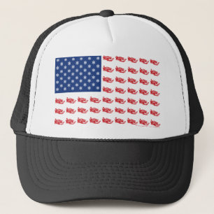 NEUE LED-Flagge Truckerkappe
