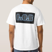 NEUE LEKTIONEN AN BORD DES L.O.B LOGO-T - SHIRT (Rückseite)