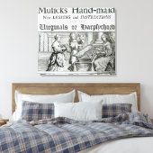 Neue Lektionen und Anweisungen Leinwanddruck (Insitu (Schlafzimmer))