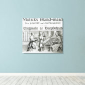 Neue Lektionen und Anweisungen Leinwanddruck (Insitu (Holzboden))