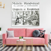 Neue Lektionen und Anweisungen Leinwanddruck (Insitu (Wohnzimmer))