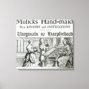 Neue Lektionen und Anweisungen Leinwanddruck