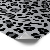 Neue Leopard-Textur 11 Poster (Ecke)