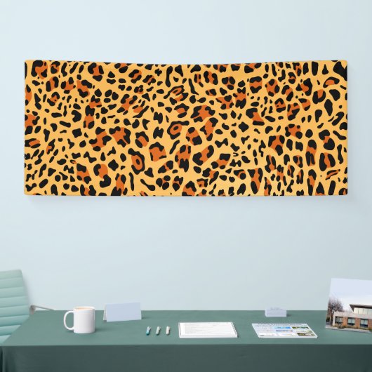 Neue Leopard-Textur 3 Banner (Messe)