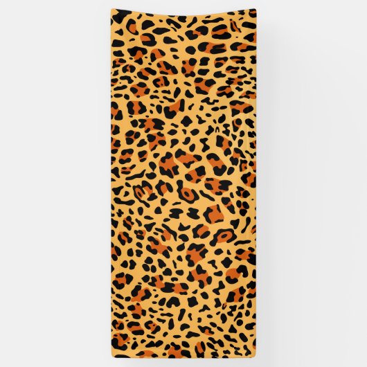 Neue Leopard-Textur 3 Banner (Vertikal)