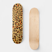 Neue Leopard-Textur 3 Skateboard (Vorderseite)