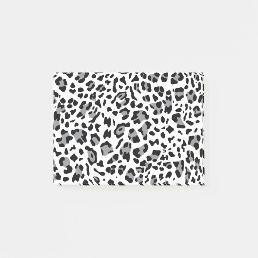 Neue Leopard-Textur 4 Post-it Klebezettel (Vorderseite)