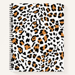 Neue Leopard-Textur 5 Notizblock
