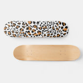 Neue Leopard-Textur 5 Skateboard (Horizontal)