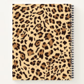 Neue Leopard-Textur 6 Notizblock (Rückseite)