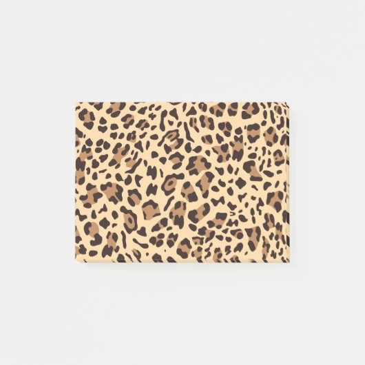 Neue Leopard-Textur 6 Post-it Klebezettel (Vorderseite)