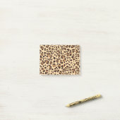 Neue Leopard-Textur 6 Post-it Klebezettel (Auf Schreibtisch)