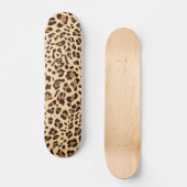 Neue Leopard-Textur 6 Skateboard (Vorderseite)
