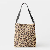 Neue Leopard-Textur 6 Tragetaschen Mit Langen Trägern (Rückseite)