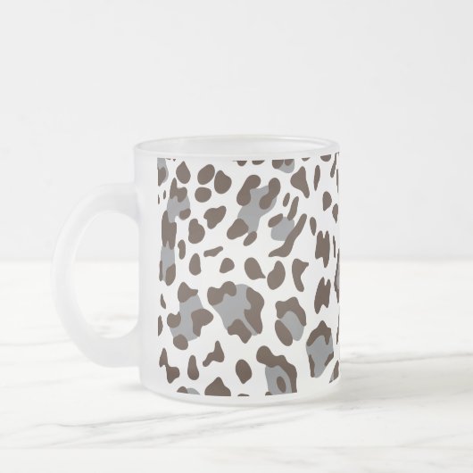 Neue Leopard-Textur 7 Mattglastasse (Links)