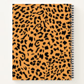 Neue Leopard-Textur 8 Notizblock (Rückseite)