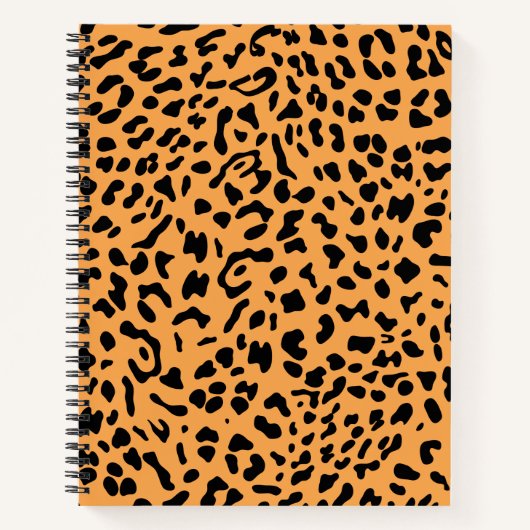 Neue Leopard-Textur 8 Notizblock (Vorderseite)