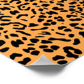 Neue Leopard-Textur 8 Poster (Ecke)