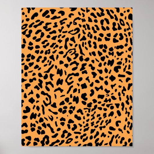 Neue Leopard-Textur 8 Poster (Vorne)