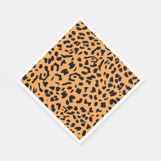 Neue Leopard-Textur 8 Serviette (Ecke)