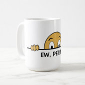 Neue Leute groß Kaffeetasse (Vorderseite Links)