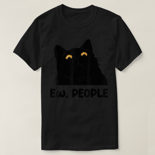 Neue Leute lustige Black Cat Liebhaber für Frauen  T-Shirt (Design vorne)