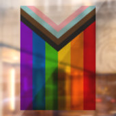 Neue LGBT+-Regenbogenflagge Fensteraufkleber (Blatt 2)