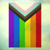 Neue LGBT+-Regenbogenflagge Fensteraufkleber (Blatt 3)