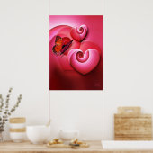 Neue Liebe Herz Poster (Küche)