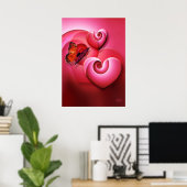 Neue Liebe Herz Poster (Heimbüro)