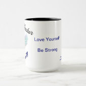 neue Lieblings-Tasse, die inspiriere und eine von Tasse (Zentrum)