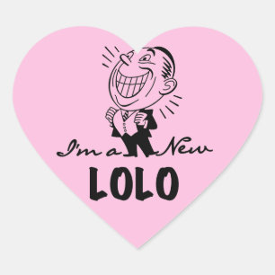 Neue Lolo T - Shirt und Geschenke lächeln Herz-Aufkleber