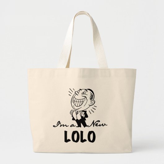 Neue Lolo T - Shirt und Geschenke lächeln Jumbo Stoffbeutel (Vorne)